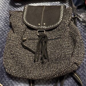 The Sak Black and White Women's Backpack